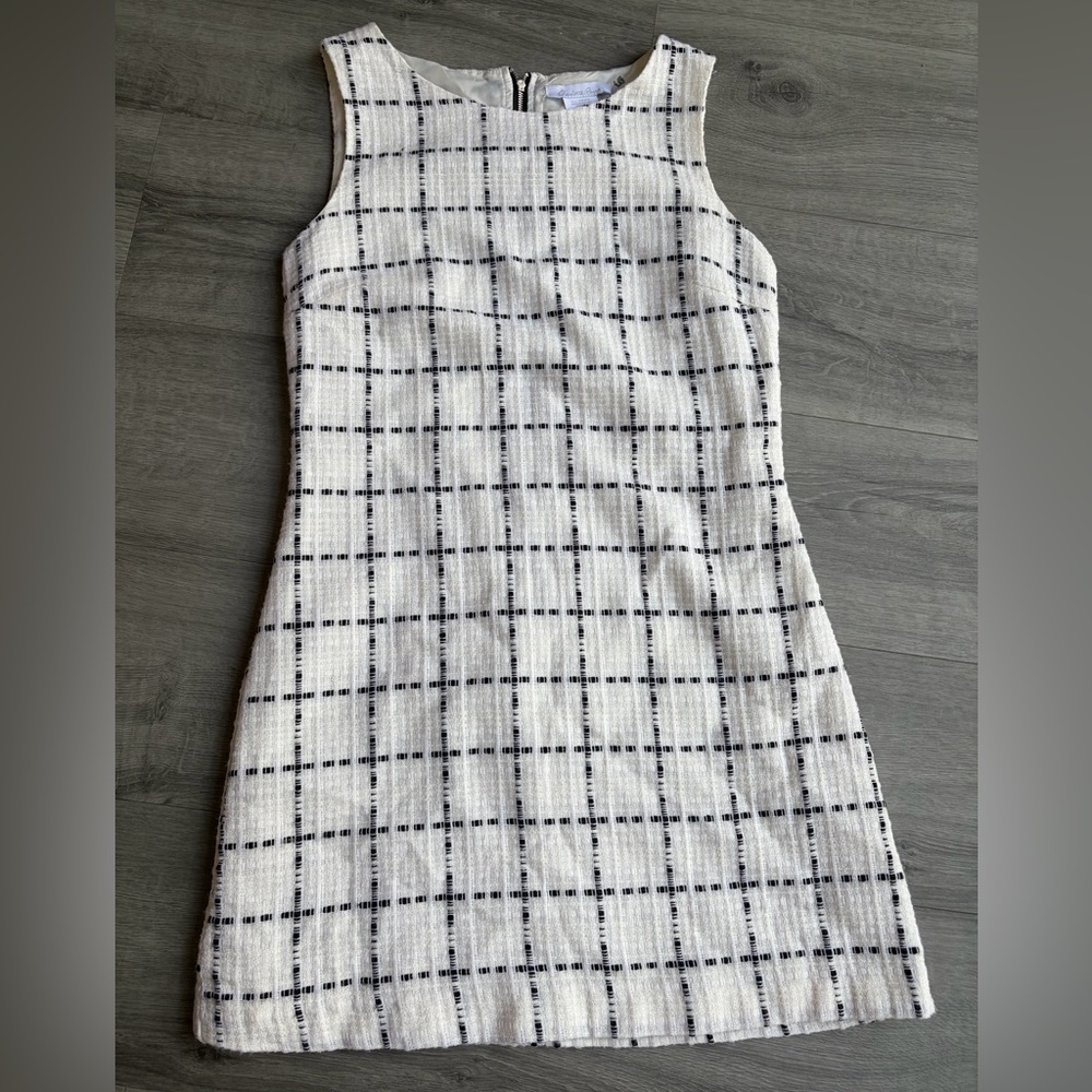 Charlotte Russe Black and White Checkered Midi Dress